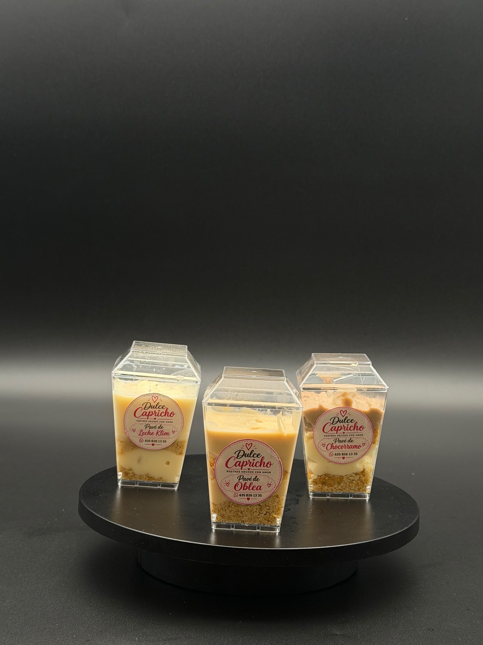Pavé de crema suave con 3 leches