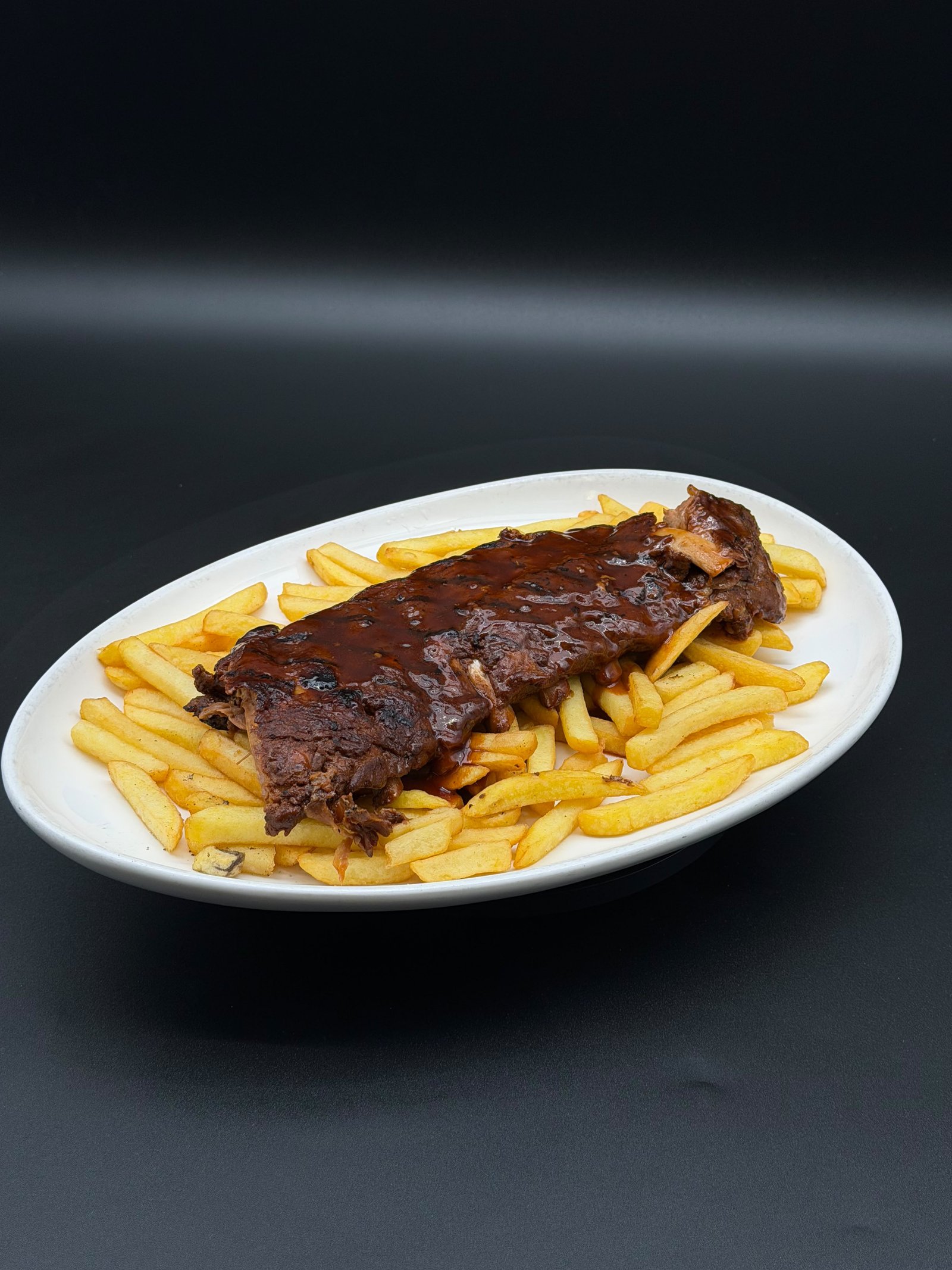 costilla BBQ cerdo